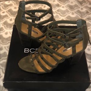 Military studded sandals